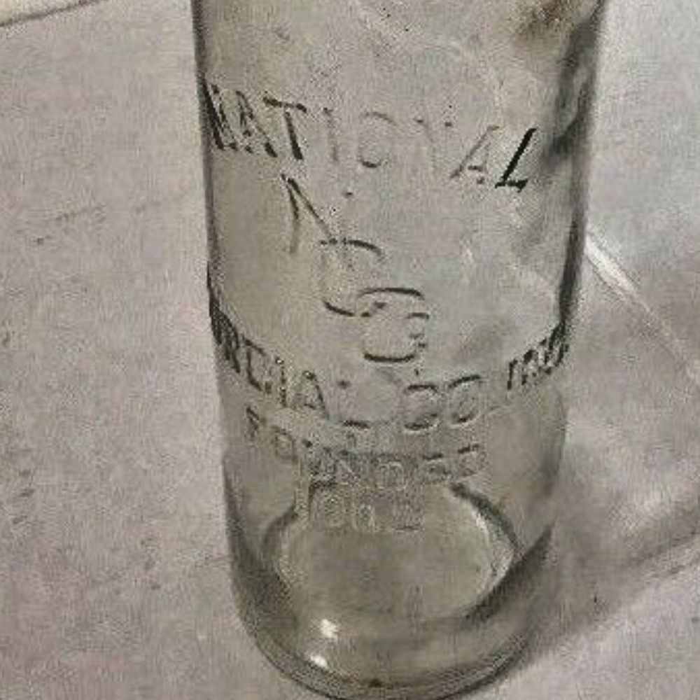 National Cordial Company Co. Bottle Clear 1942